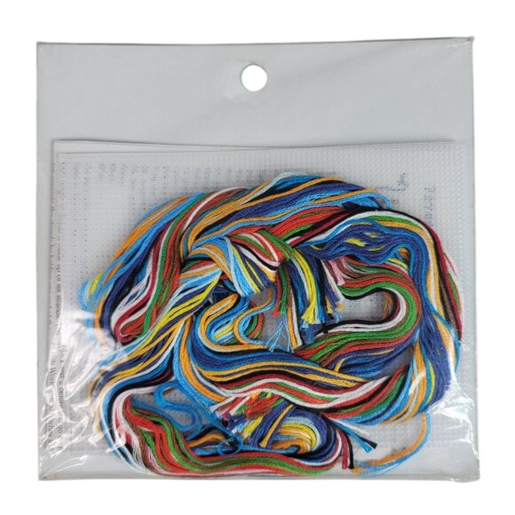 Dimensions Whimsies Counted Cross Stitich Kit 5" Tall Snowman #72746 2001 NEW - Picture 5 of 5